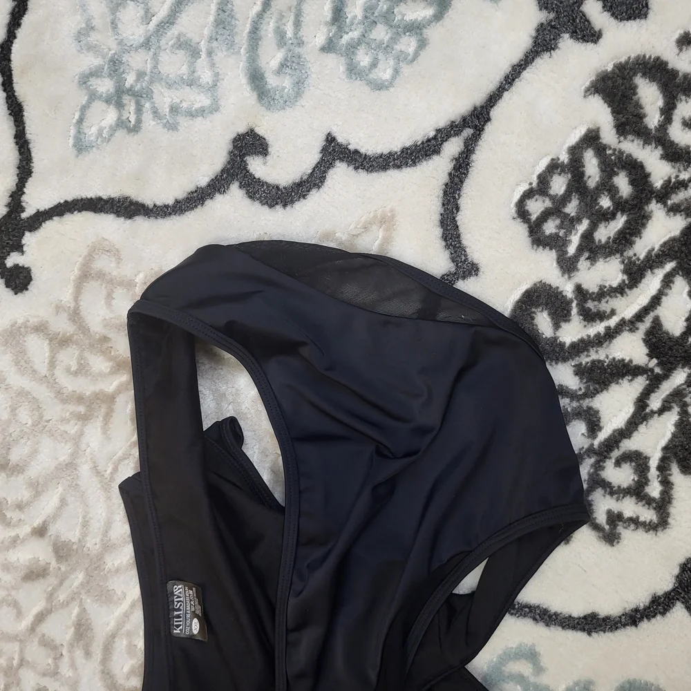 Killstar Bikini Set Crescent Moon Black Halter Mesh Goth Read Description - Picture 6 of 7